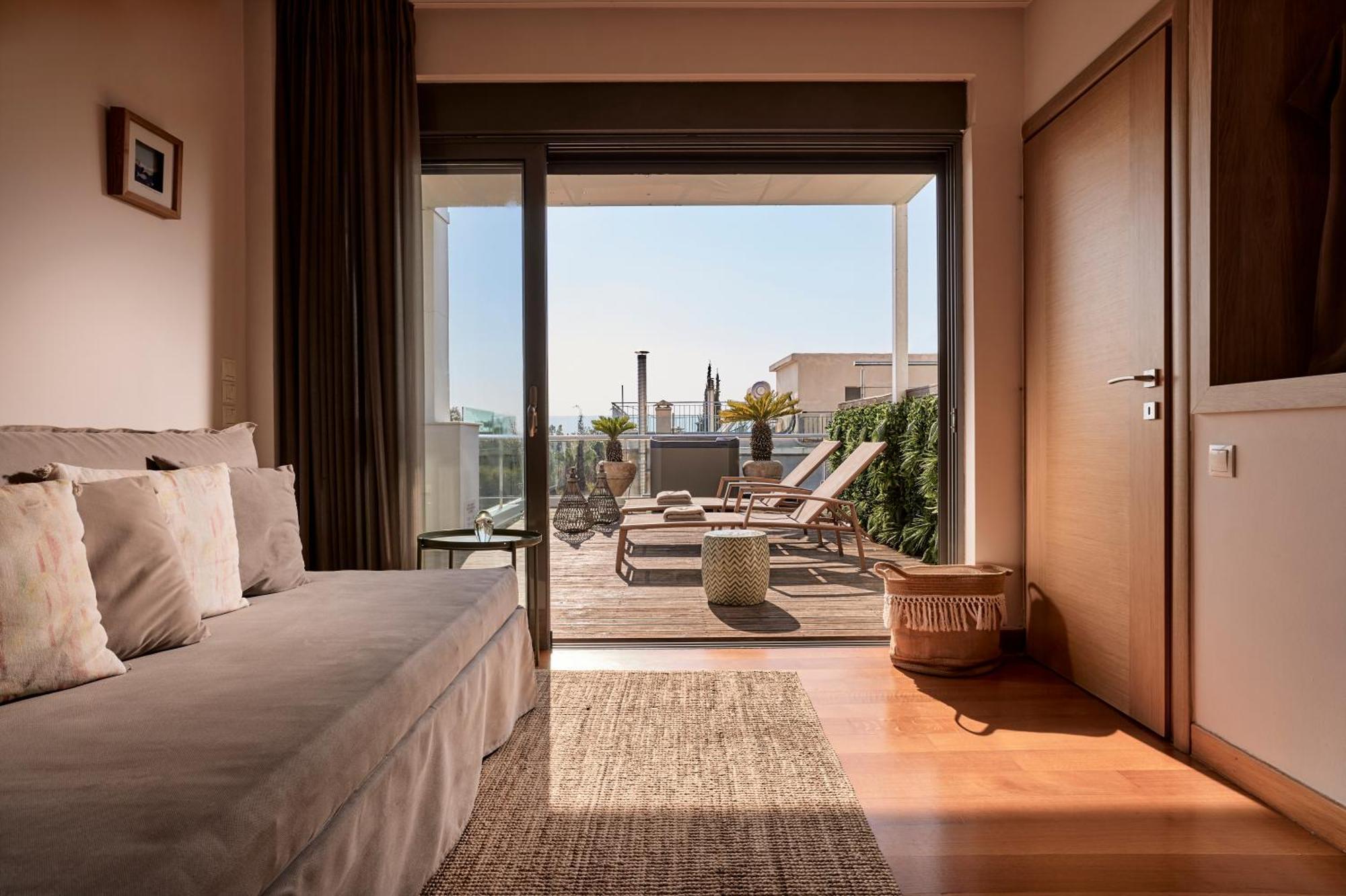 Elaia Luxury Condo Glyfada Athén Kültér fotó